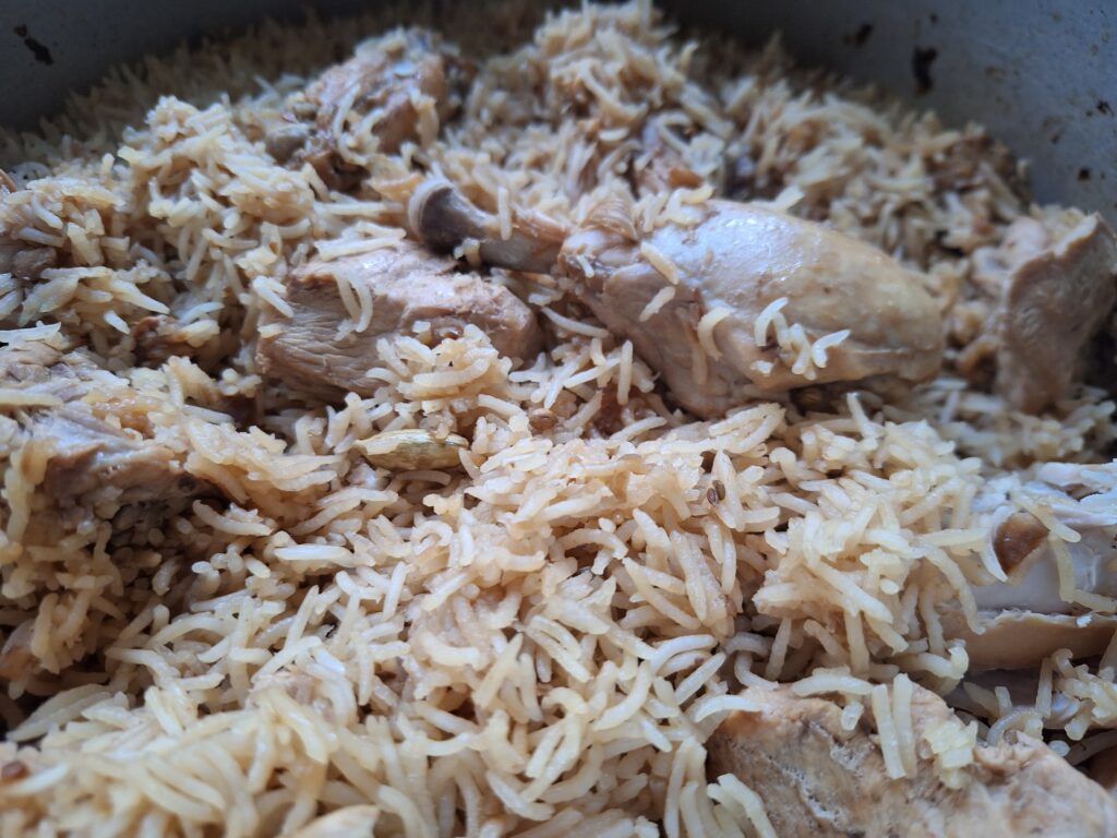 Pakistani chicken pilau rice