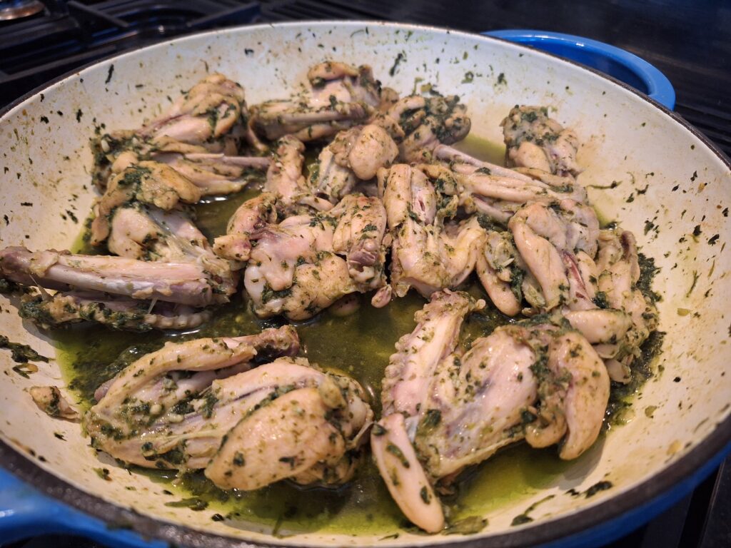 Hara Chicken Recipe Cooked