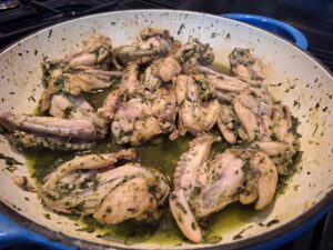 Hara Chicken Recipe Cooked