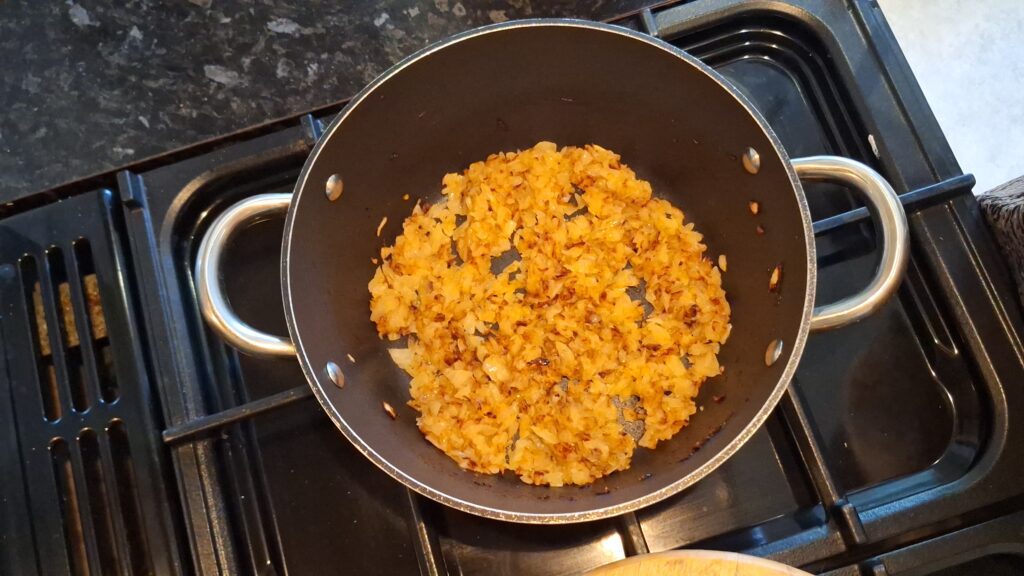 Browned onions