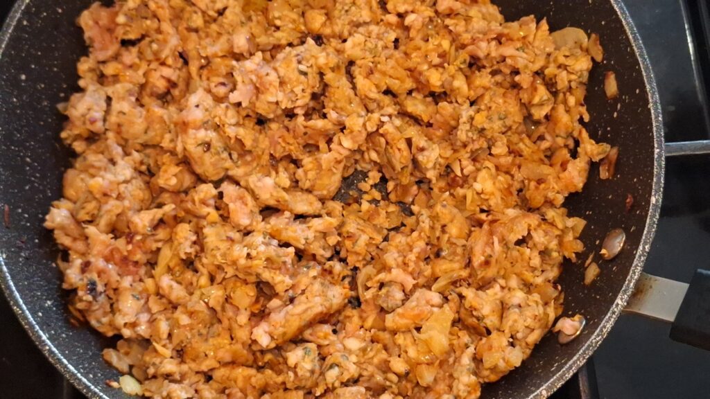 Browned mince