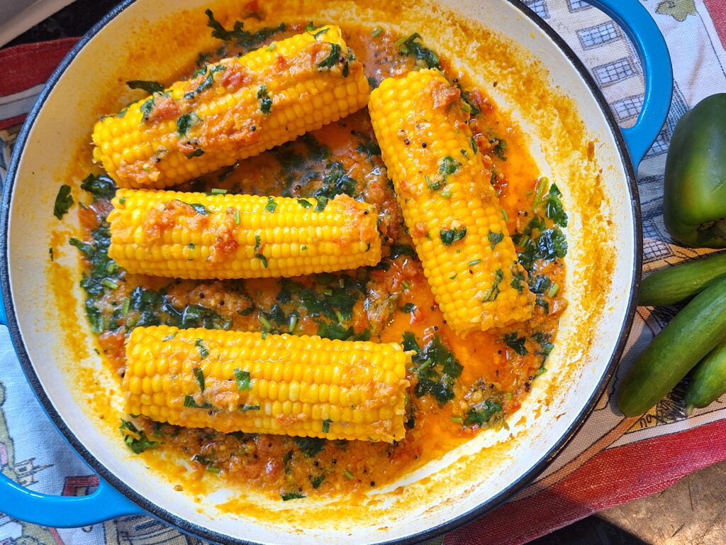 Sweetcorn coconut curry recipe
