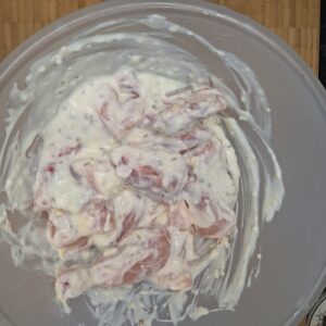Marinated chicken