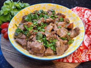 Namkeen gosht ready to serve