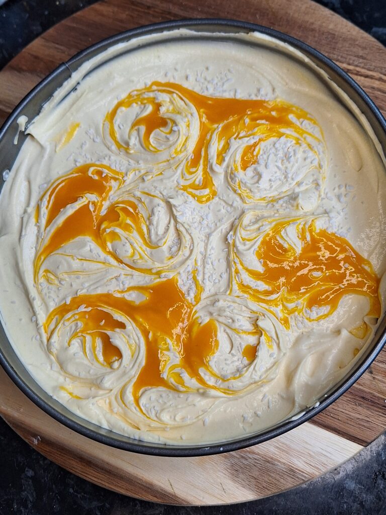 No-Bake Mango Cheesecake