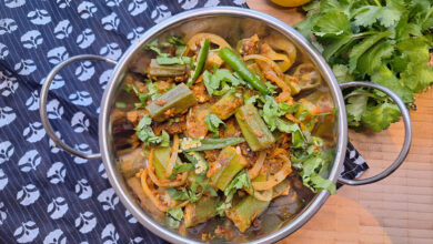 Bhindi masala/ ladyfingers, the nutrient rich vegan dish