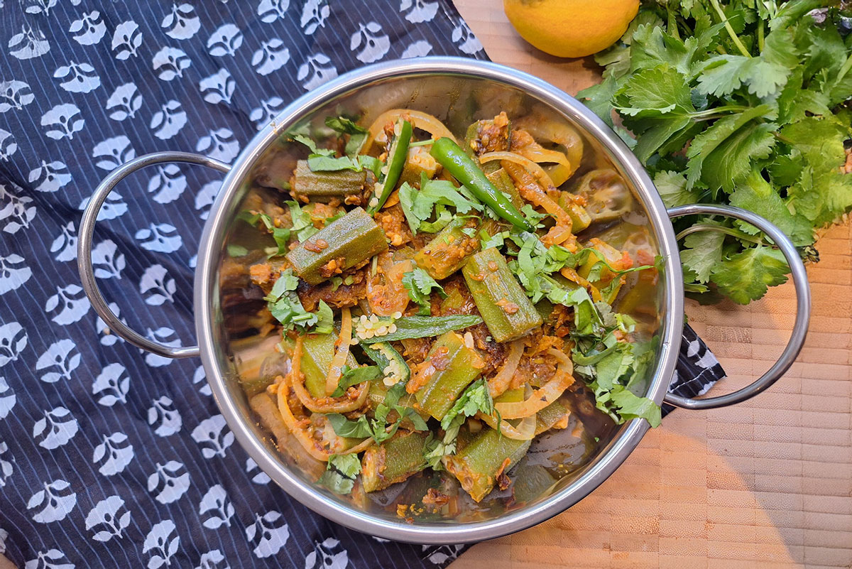 Bhindi masala/ ladyfingers, the nutrient rich vegan dish