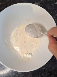 Cornflour paste