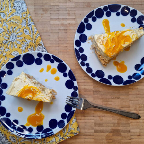 Mango Cheesecake, a Luscious and Tropical no-bake dessert