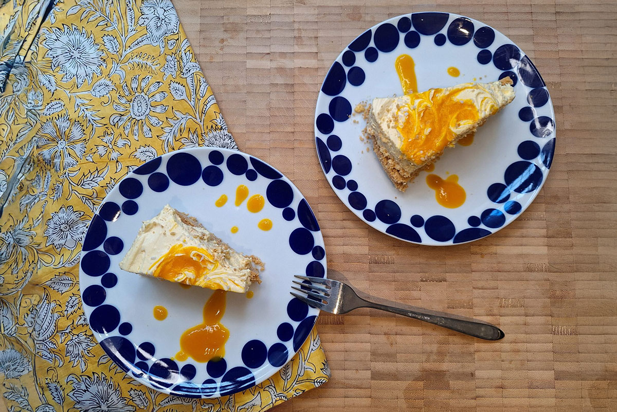 Mango Cheesecake, a Luscious and Tropical no-bake dessert