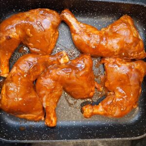 Marinated legs