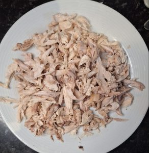 Shredded chicken