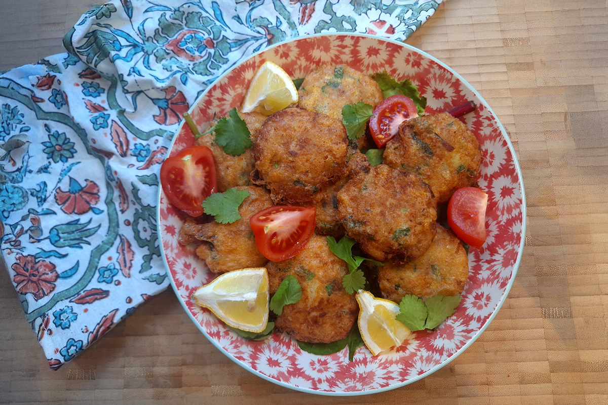 Tuna cakes/ Tuna patties, spicy with a slight crunch
