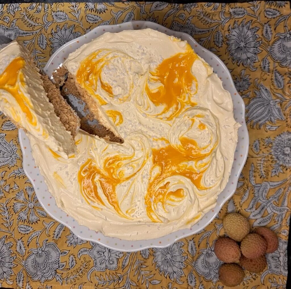 Mango cheesecake
