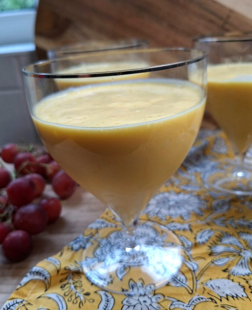 Mango lassi glass