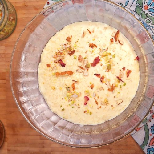 Kheer, rice pudding