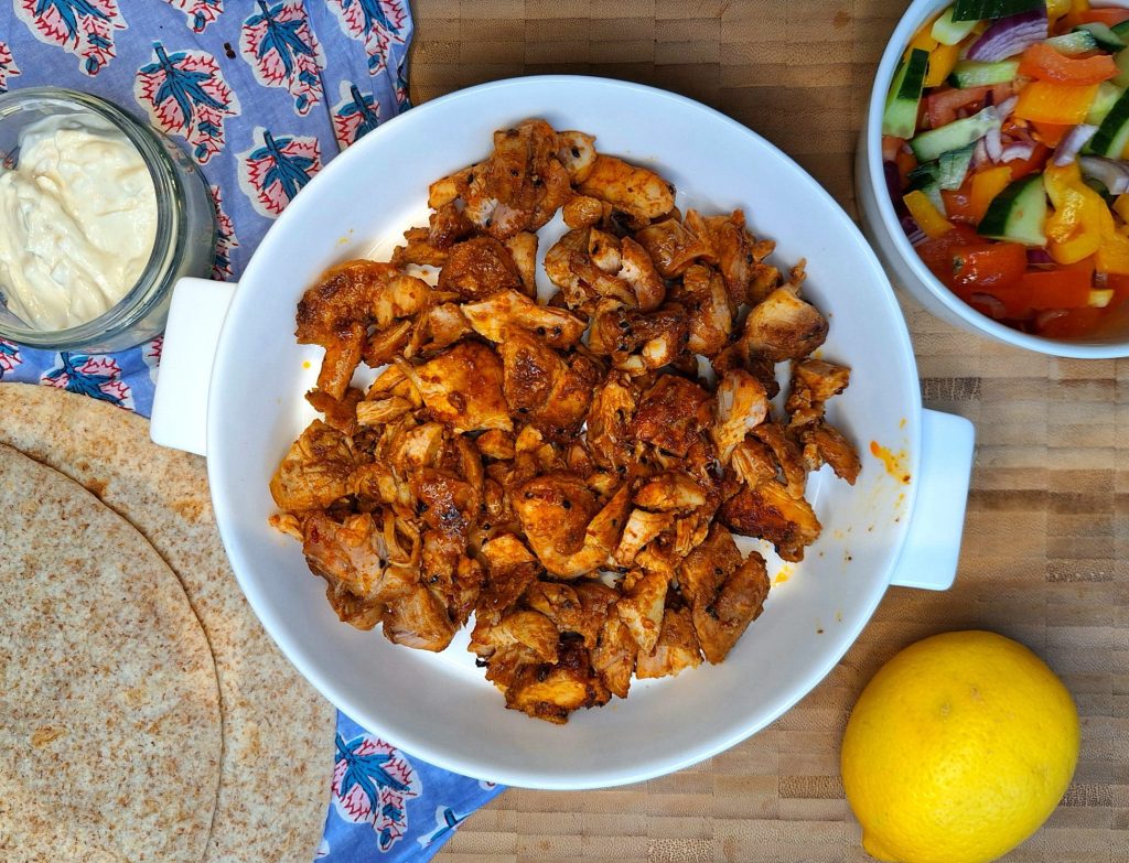 Chicken Shawarma ready to serve
