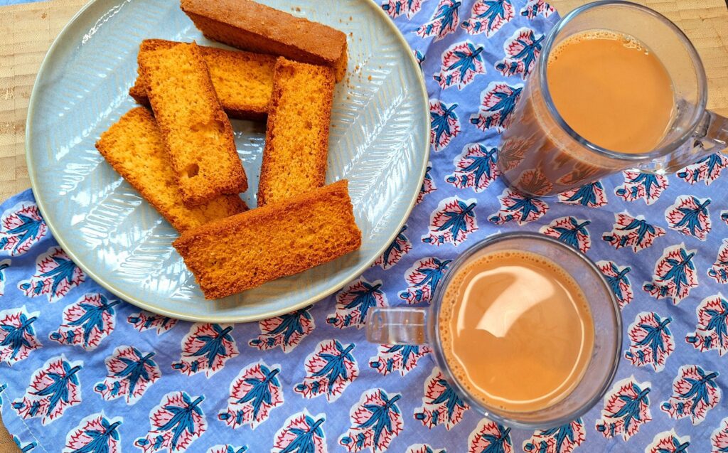 Karak chai ready to serve