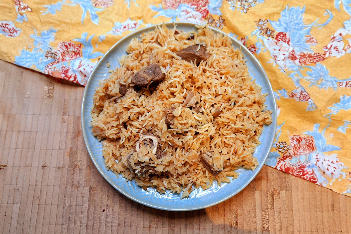 Lamb Pilau / Pulao, made in under an hour