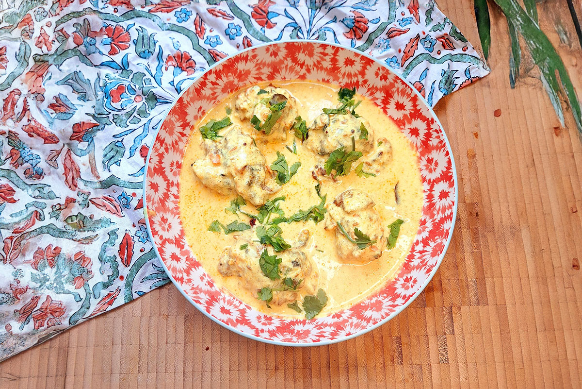 Punjabi Kadhi or Karhi the flavourful and tangy vegetarian curry