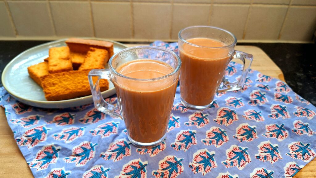 Karak Chai and rusks
