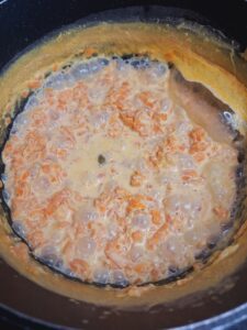 Add cream and sugar