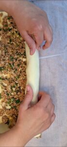 Rolling puff pastry