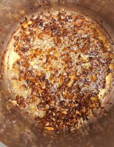 Browned onions