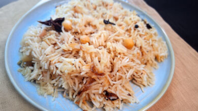 Chana Pulao, Pakistani Chickpea Rice