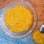 Zarda (Meethe Chawal- Sweet Rice) a colourful celebratory dessert