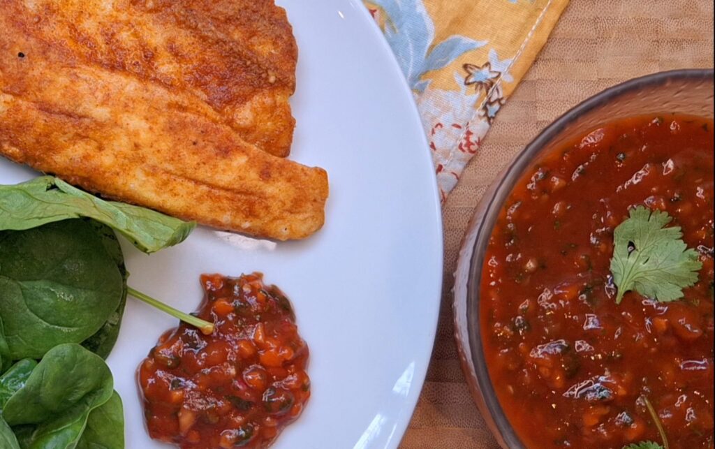 Tomato Chutney ready to serve