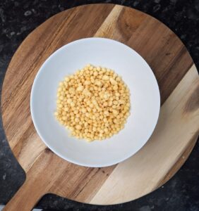 Boondi to be soaked in bowl
