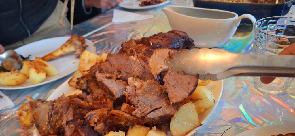 Roast Lamb carved