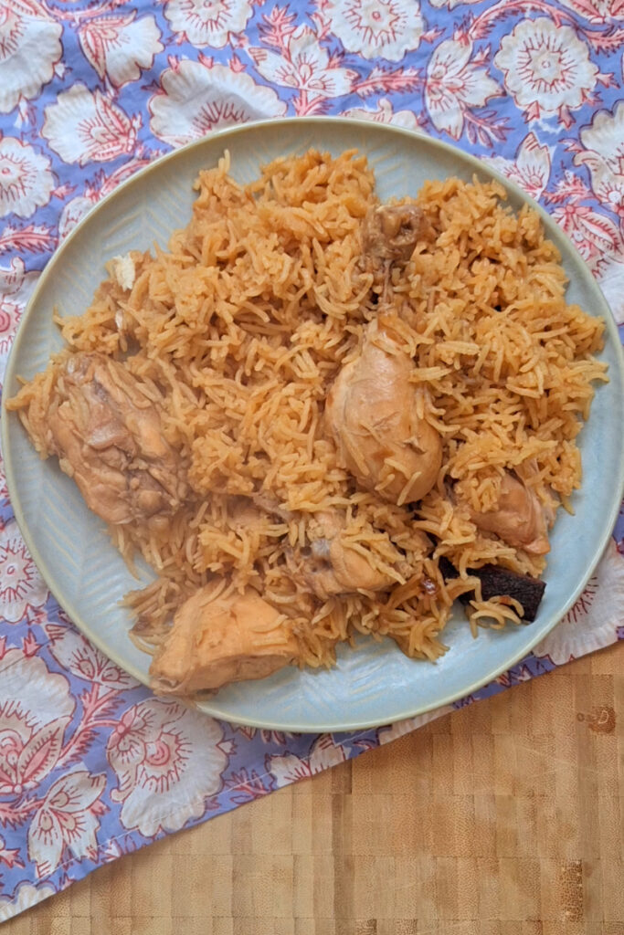 Chicken Pilau rice ready to serve