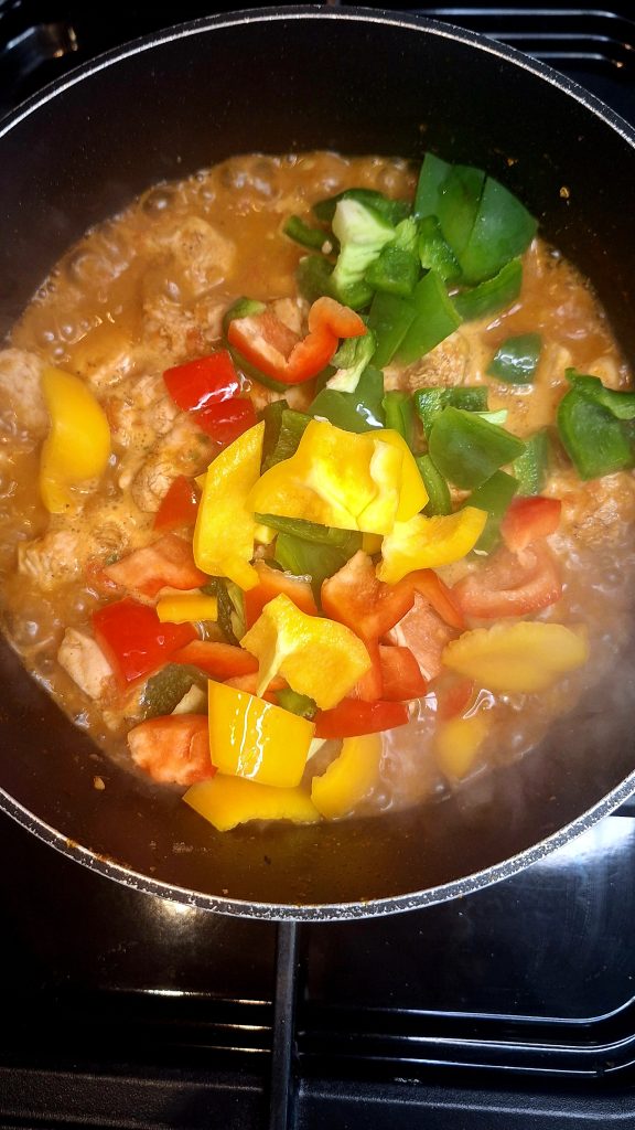 Add capsicums