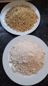 Chapati flour and nuts