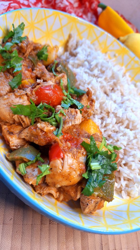 Close up of Chicken Jalfrezi