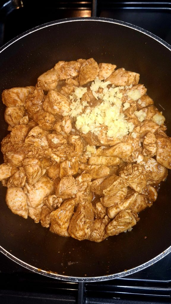 add garlic and ginger