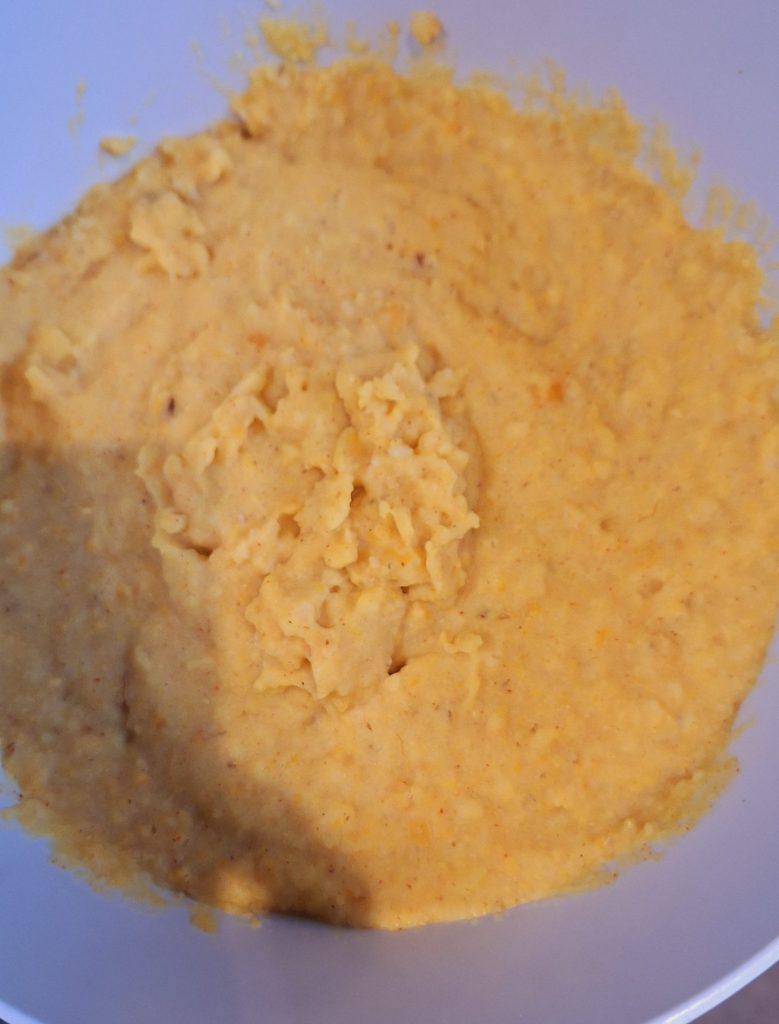 lentils blended in bowl