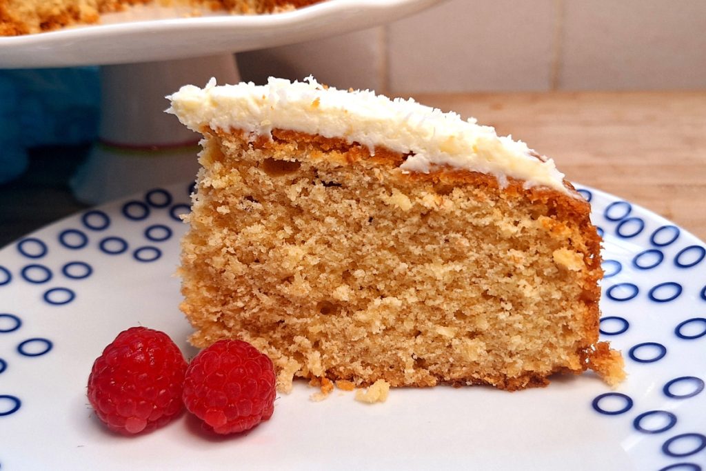 Moist coconut cake