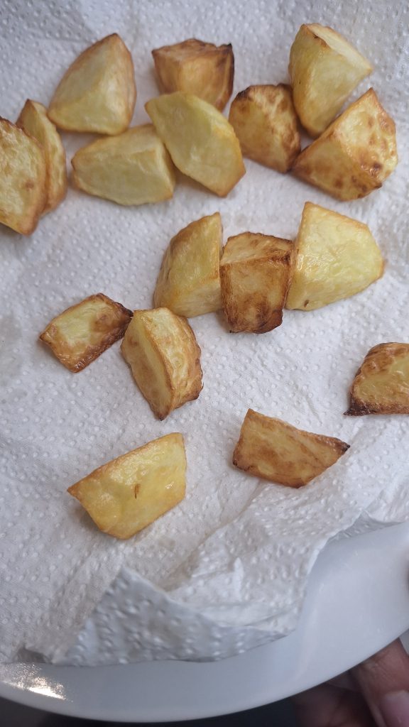 air fried potatoes