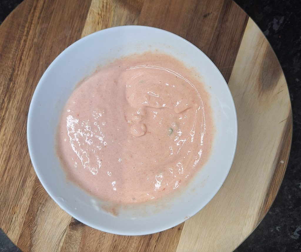 Bowl with yoghurt mix