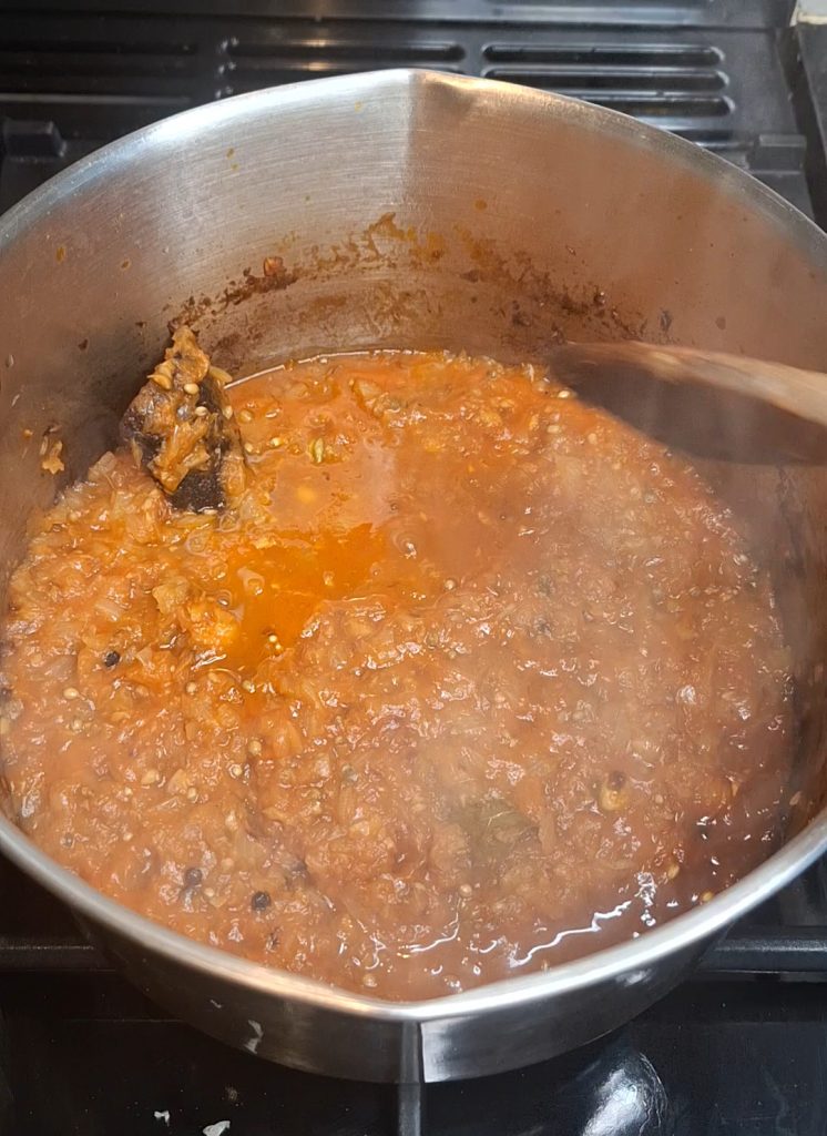Lamb Biryani masala with oil separated