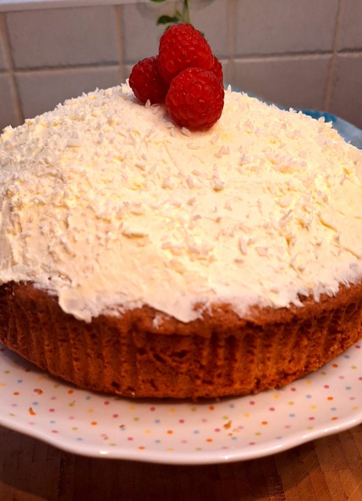 Moist coconut cake