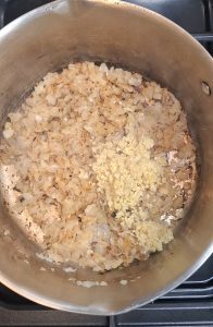 Add garlic and ginger