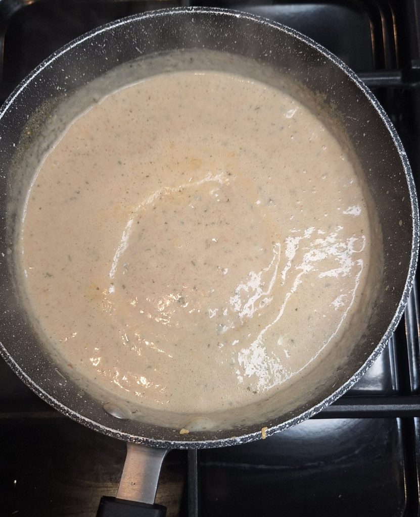 Creamy white sauce