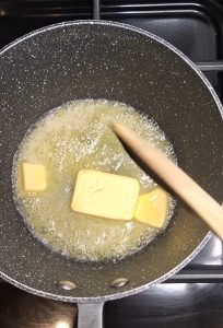 Melt butter