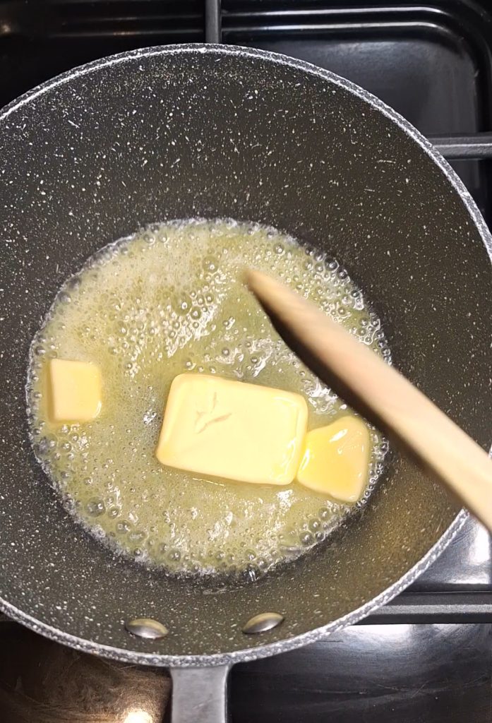 Melt butter