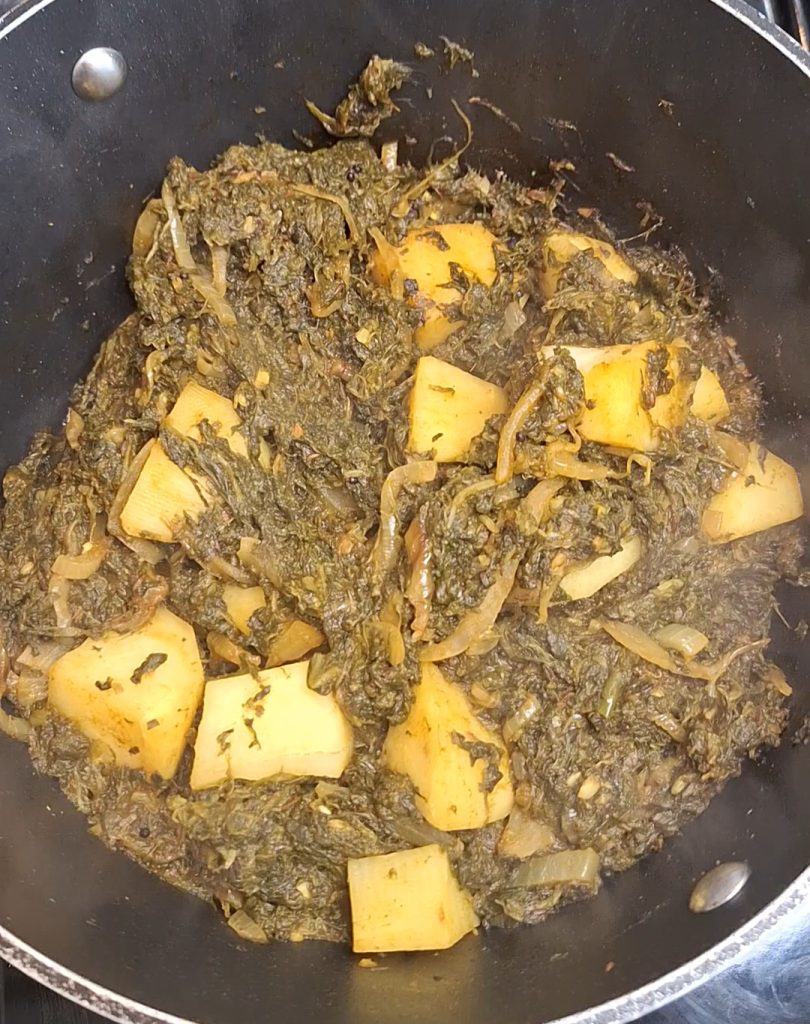 Saag Aloo Recipe