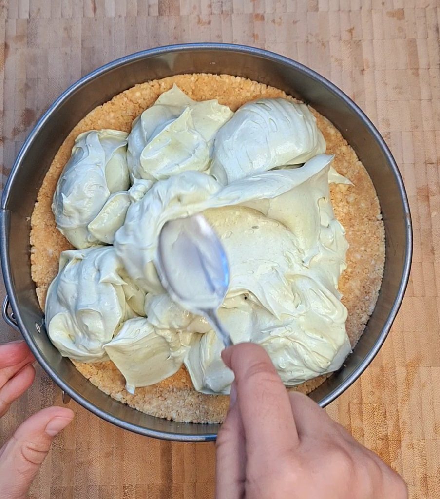 Spread creamy pistachio creamy filling